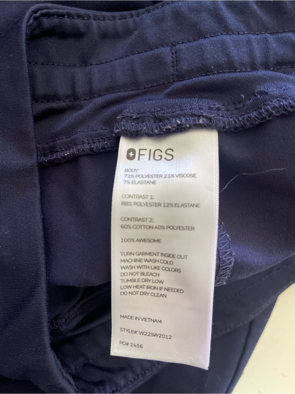 Figs Zamora scrub set Navy Blue - Picture 5 of 5